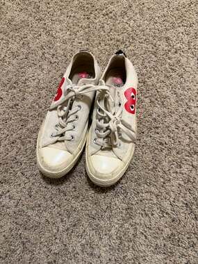 Comme des Garçons PLAY x Converse Chuck Taylor All Star 70 Low White